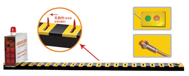 广州黄埔区V3嵌入式闯岗自动扎胎器/阻车器